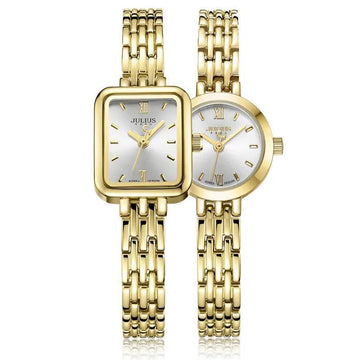 New 20mm Mini Gold Quartz Women's Watch - Fashion Lady Small Bracelet Chain Simple Ladies Watch - The Jewellery Supermarket